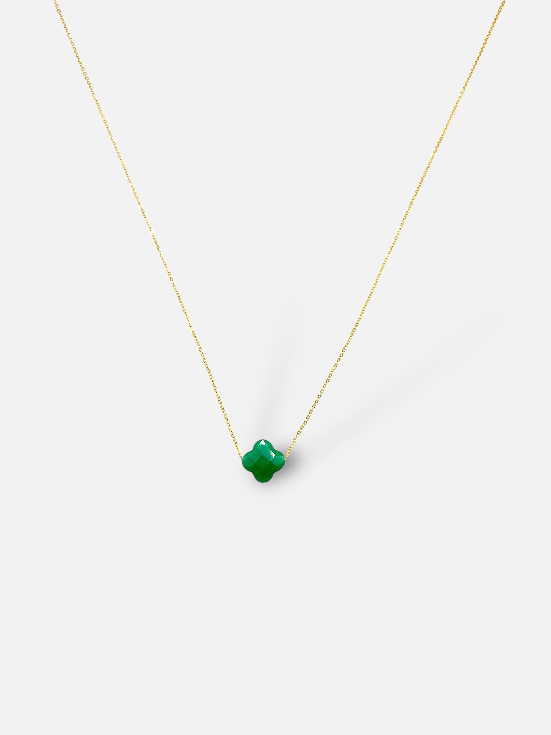 Collier Émeraude Élégante