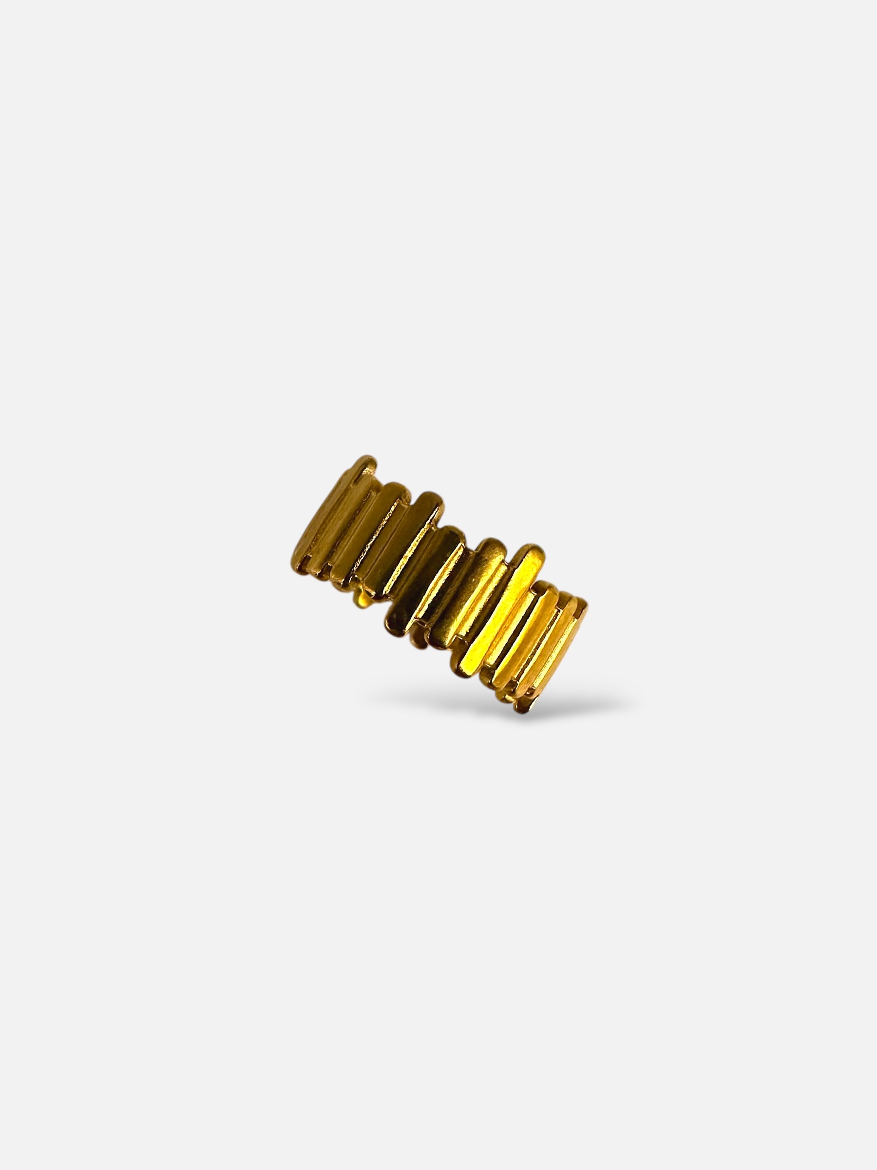 Bague Barres Dorées