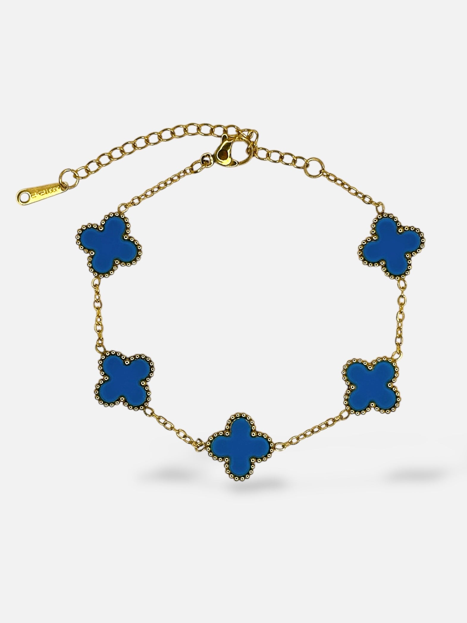 Bracelet Clovers Blue